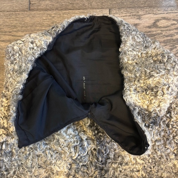 Rare Vintage Curly Mongolian Lamb Fur Skirt - Picture 6 of 11